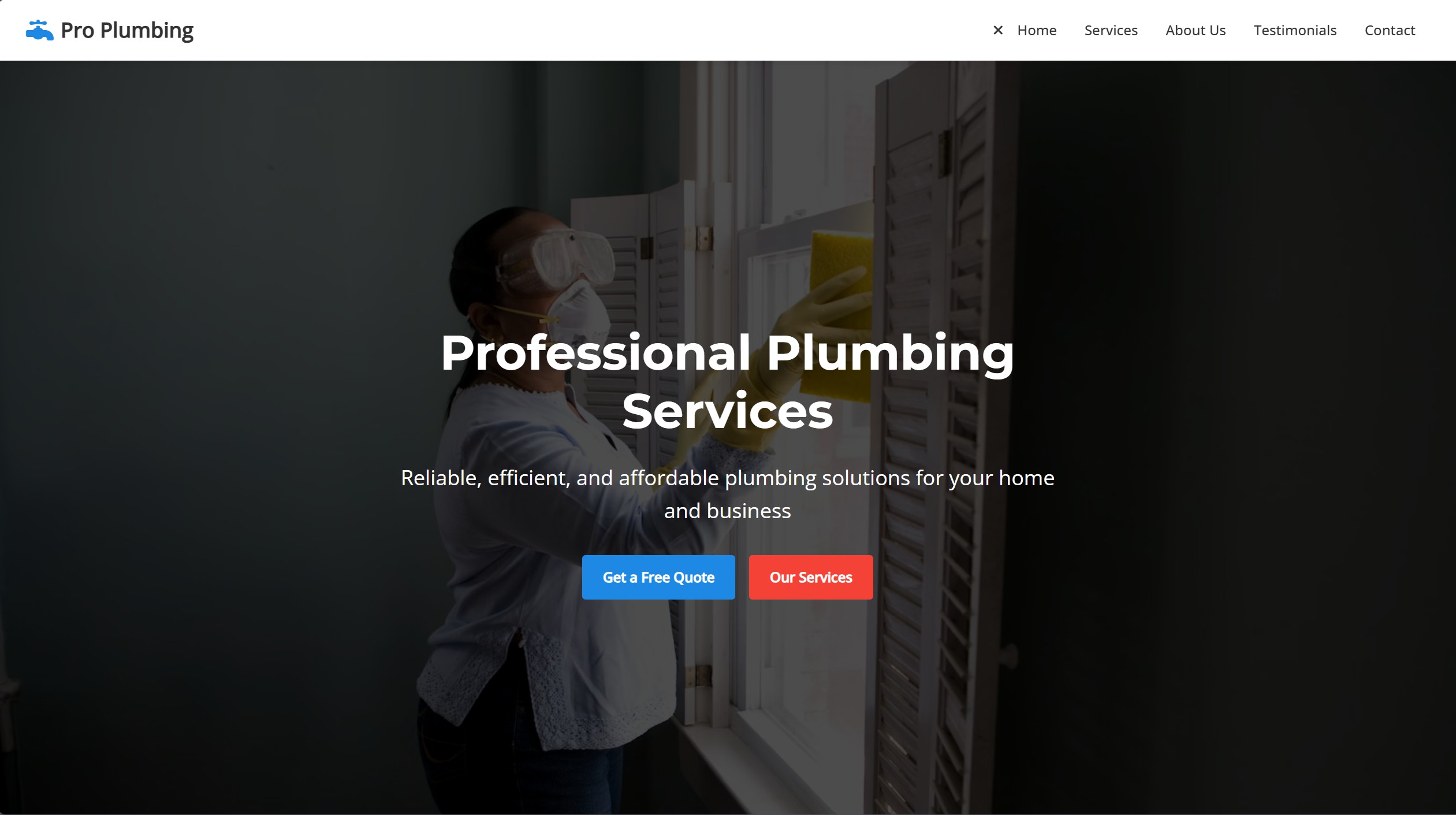 Plumber website